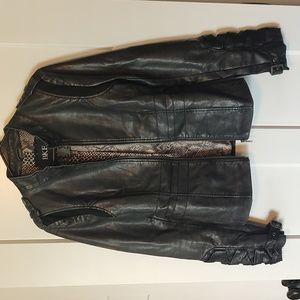 BKE Black Women's Moto Jacket size M